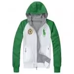 polo ralph lauren hoodie veste mode hommes classic zip 2019U italie blance green